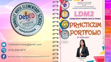 Sharing my LDM2 Practicum Portfolio 2021