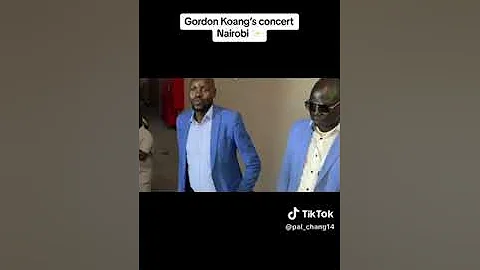 Gordon Koang Concert In Nairobi