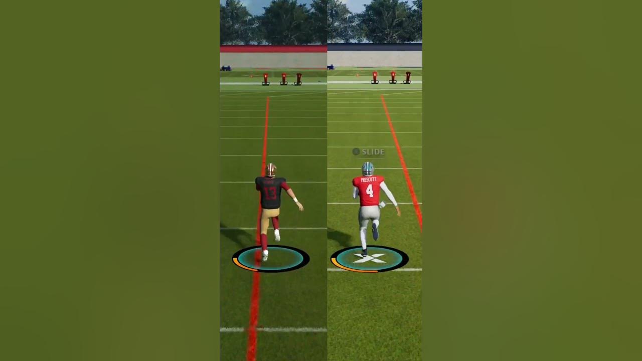 BROCK PURDY VS DAK PRESCOTT 100 YARD DASH MADDEN 23 YouTube