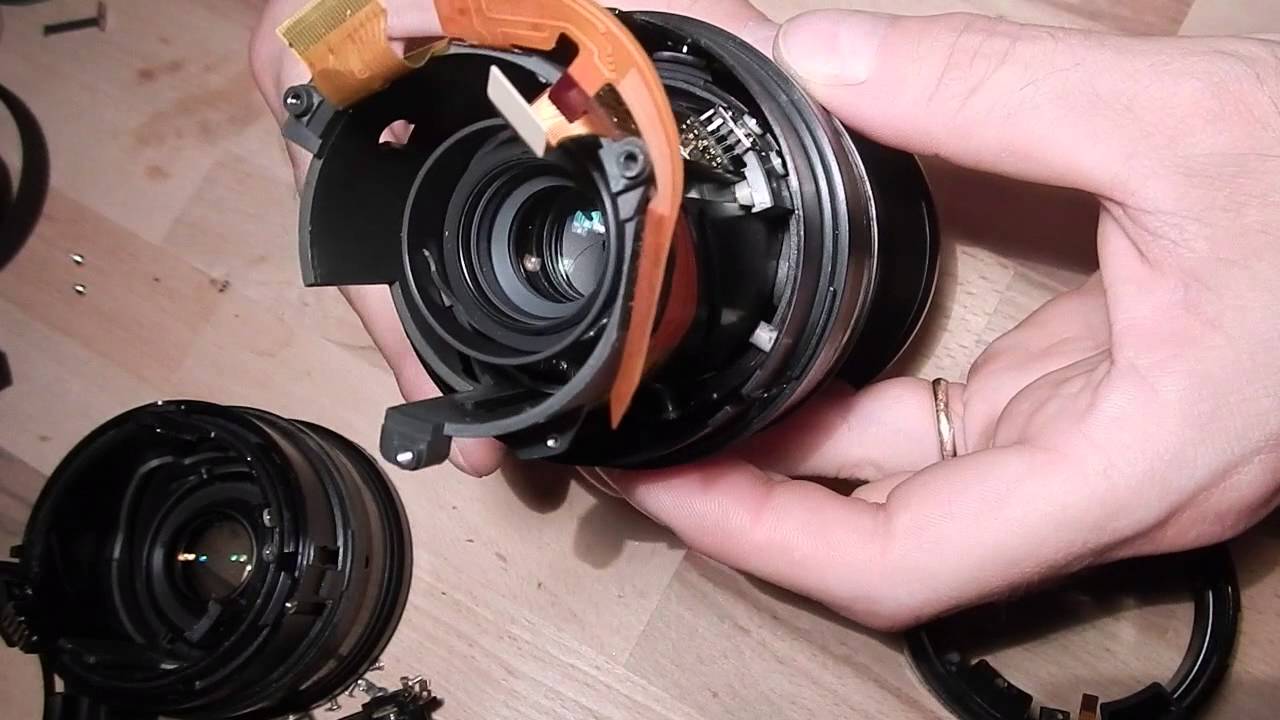 Nikon 18-200mm f/3.5-5.6G IF-ED AF-S VR DX lens repair disassembly