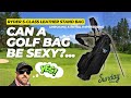 Sunday golf ryder sclass leather stand bag unboxing