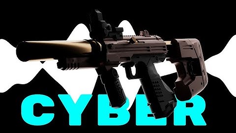 Cyberpunk Gun Animation | Mortals Funk Remix x Techno Visuals