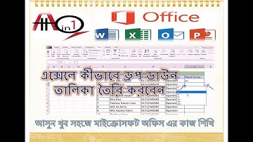 How to Create a Drop Down List in Excel |এক্সেলে কীভাবে ড্রপ ডাউন তালিকা তৈরি করবেন
