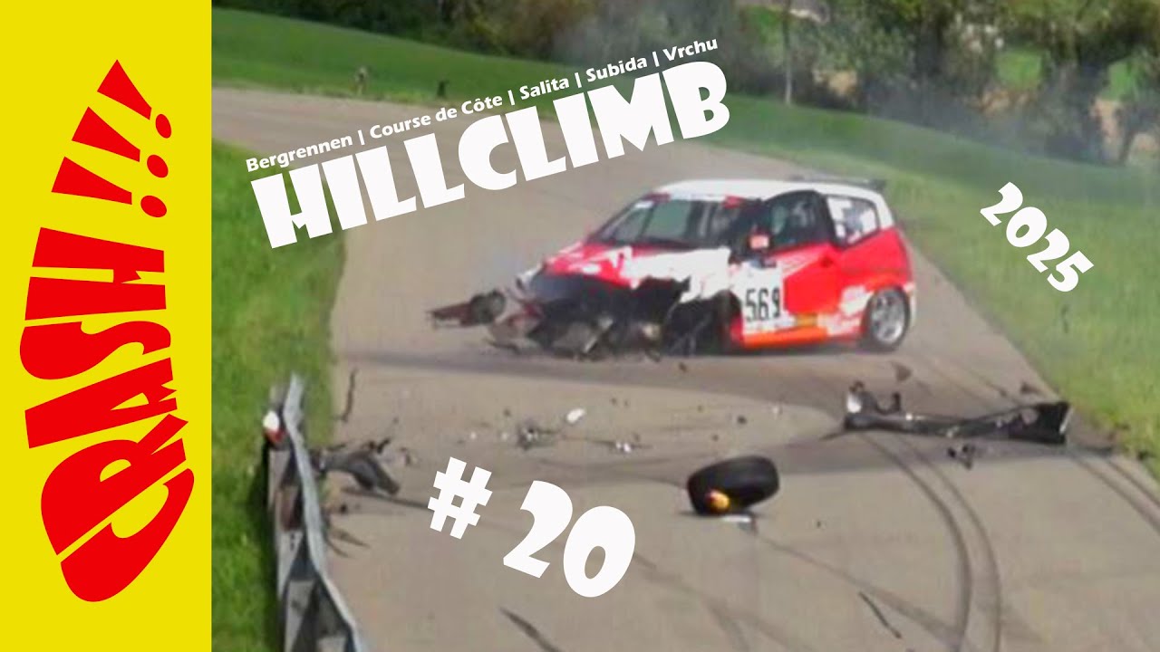 Crash Hillclimb Racing 20 | Сезон 2025 | Крупные аварии, впечатляющие кочки | Чистый экшн | RaceMedi