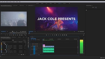 (3. Titles & Gaphics) 2. MINI EXERCISE Create a Presents Title Sequence