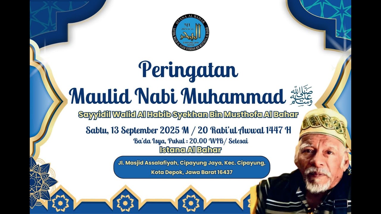 LIVE PERINGATAN MAULID NABI MUHAMMAD SAW 1447 H ISTANA AL BAHAR