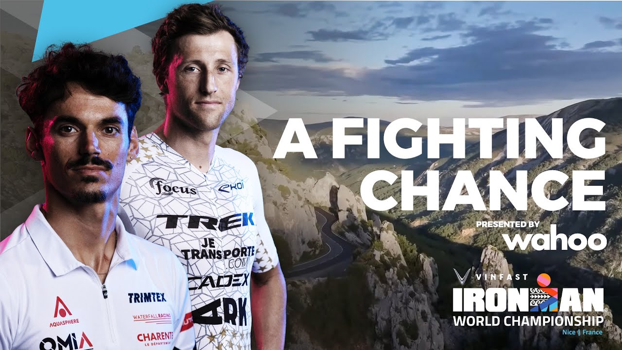 BTS with Currie, Marquardt, von Berg, Heldoorn and Mignon at VinFast IRONMAN World Championship Nice