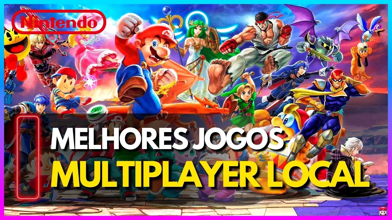 🎮👾18 OS MELHORES JOGOS MULTIPLAYER LOCAL DE SWITCH PARA JOGAR COM SEUS  AMIGOS 