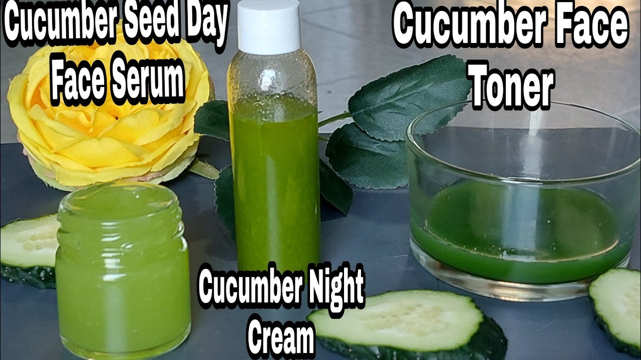 HOMEMADE CUCUMBER NIGHT CREAM FOR FACE &BODY DRY SKIN DARK CIRCLES