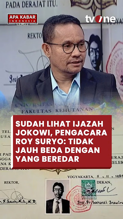 Download lagu Akhirnya Ijazah Jokowi Diperlihatkan, Begini Reaksi Pengacara Roy Suryo #ijazahjokowi #jokowi