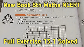 Chapter-13 Ex-13.1 Introduction to Graphs || Class 8 Maths New Book