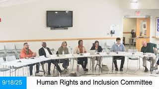 Danvers Human Rights and Inclusion Committee Meeting - 9/18/25