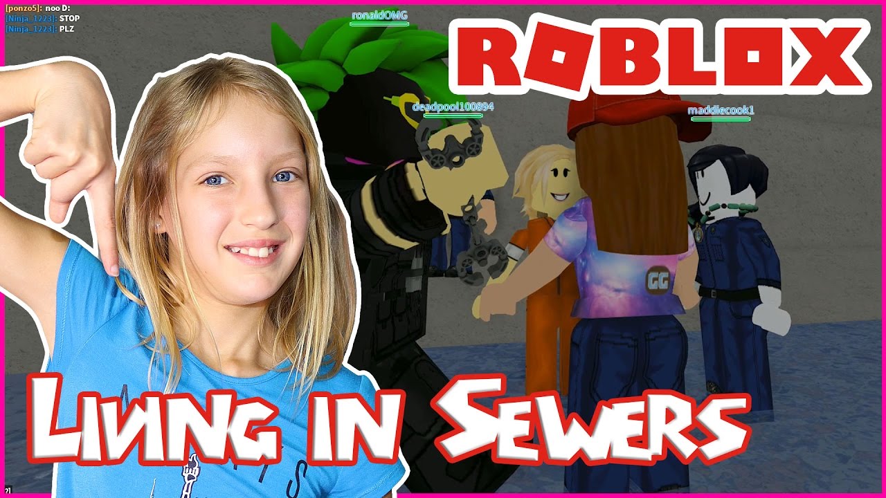 Living in the Sewers / Roblox Prison Life - YouTube