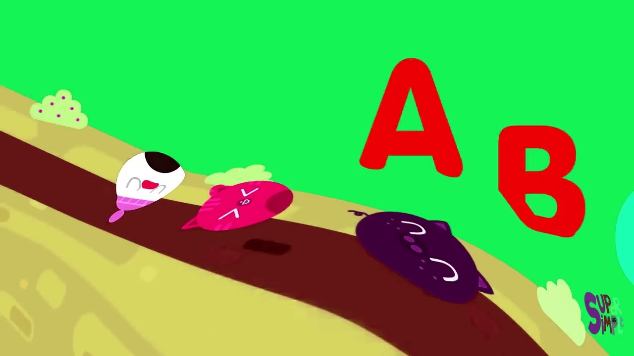 Super Simple Songs ABCs Faster Intro Logo Sponsored By: Klasky Csupo 2001 Effects