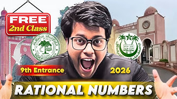 Rational Numbers in One Shot🔥 JMI/AMU 9th Entrance Exam Preparation 2026 | Jamia 9th Entrance 2026