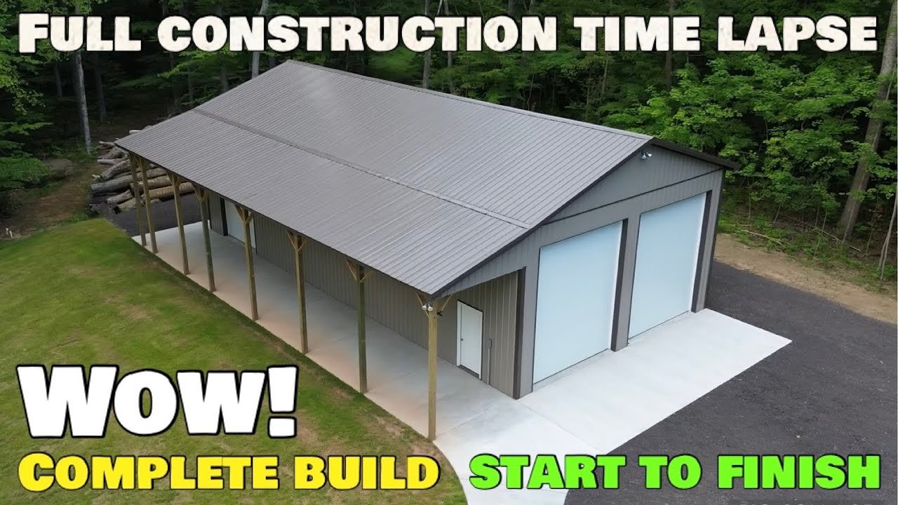Pole Barn Garage Youtube