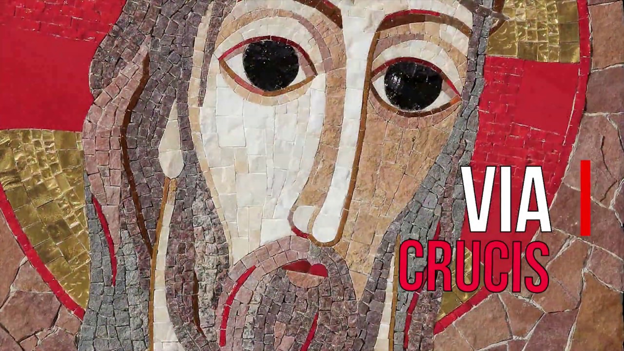 VIA CRUCIS con i mosaici del Centro Aletti - YouTube