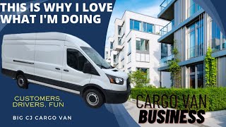 I love doing local gig work: meeting other drivers and helping customers | cargo van business