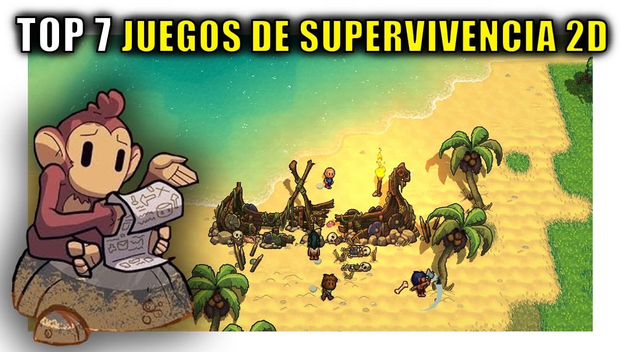 TOP 7 Mejores JUEGOS DE SUPERVIVENCIA 2D para PC de POCOS