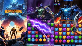 Superhero & Puzzles Match 3 RPG | Land 1 Stage 1 to 5 | Gameplay screenshot 3