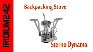 The Sterno Dynamo Backpacking Burner 
