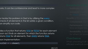 Efficiently Set a Variable to True if All Values in a List of Booleans are True in Dart