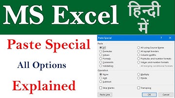 Paste Special in Excel | Paste Special in Clipboard Group