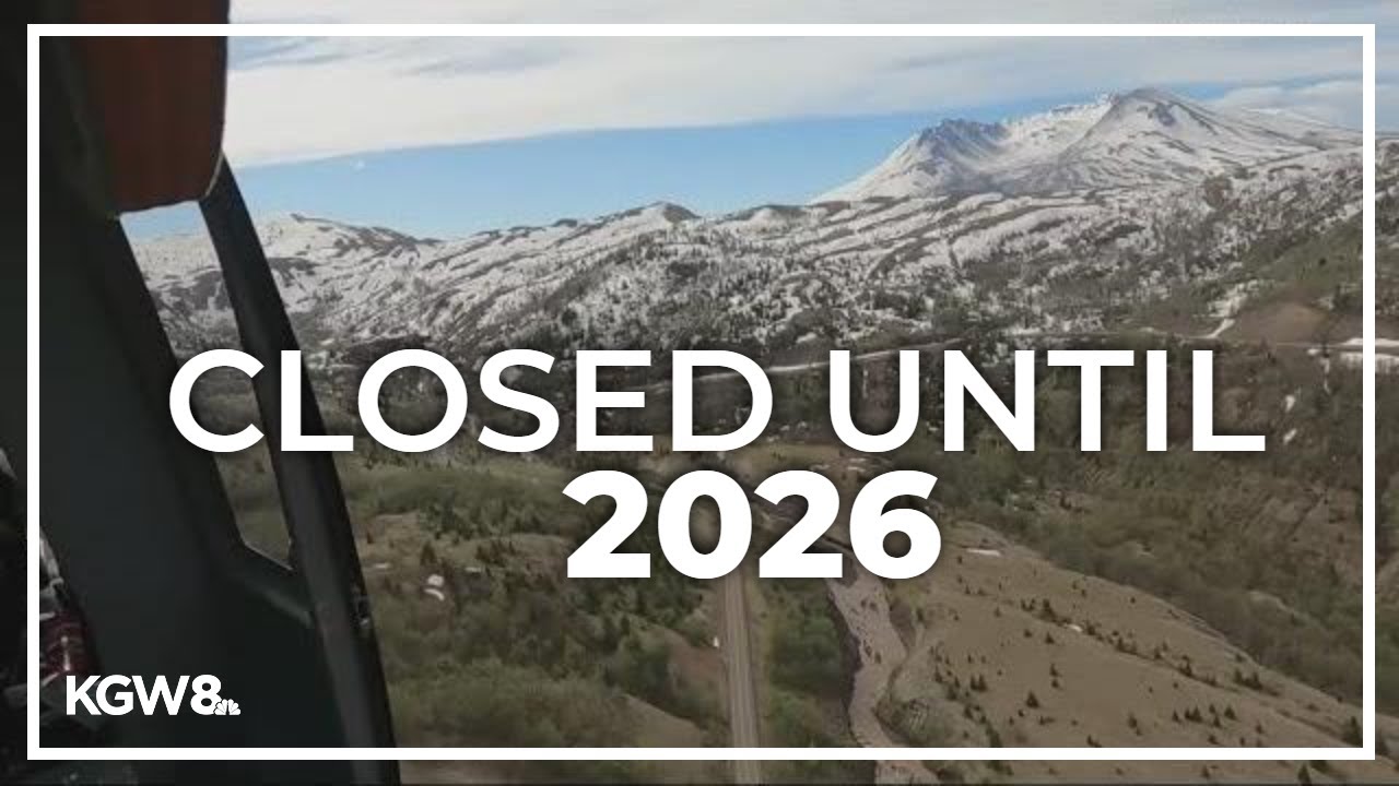 Mount St. Helens highway to Johnston Ridge Observatory closed until 2026