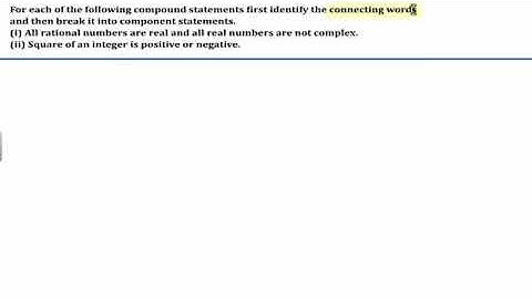 CBSE NCERT Class 11 | Mathematical Reasoning | Exercise 14.3