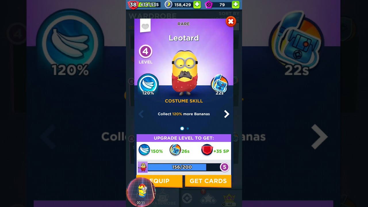 Minion Rush Leotard Cutscenes