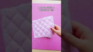 EASY MINI WALLET DIY🎀✂️ cute quilting project🤩💖 #sewing #quilting