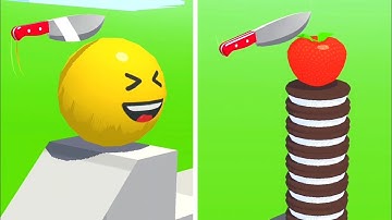 Slice It All Gameplay! Very Satisfying and Relaxing ASMR Slicing Video