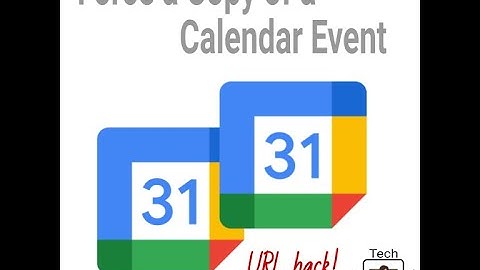 Force a copy of a Google Calendar event