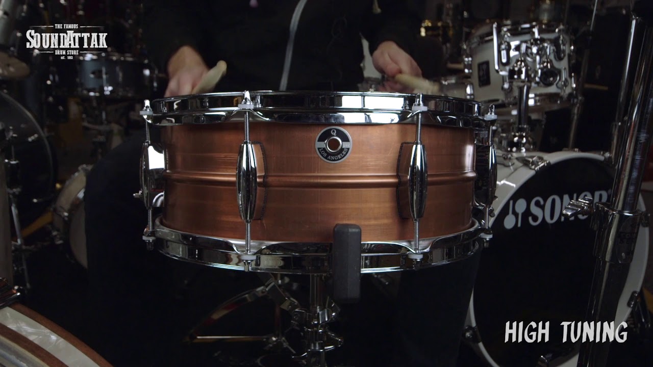 Q Drum Co. 14x5.5" Gentleman's Copper Snare Drum YouTube