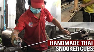 Watch Handmade Snooker Cues Being Crafted In Thailand