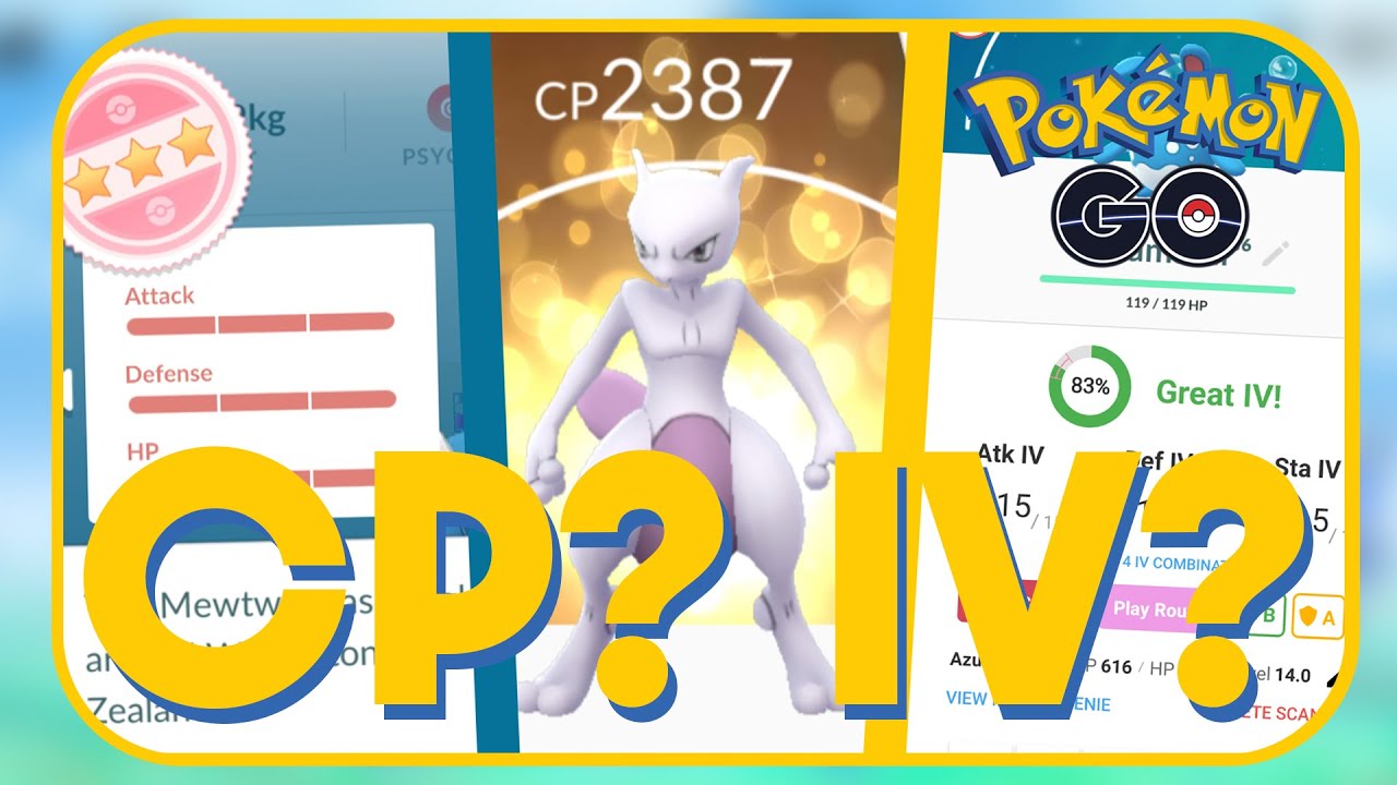 How Does Cp, Iv'S, And Levels Work In Pokemon Go!