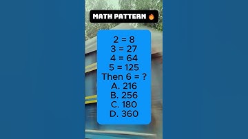 Number Pattern Puzzle 🔢 | 2=8, 3=27, 4=64, 5=125 → 6=? | IQ VistaX #brainteaser #iqvistax #logic