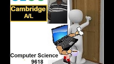 1 Information representation - Part-1 - Cambridge A/L Computer Science  (9618)