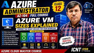 Azure Cloud Master Course AZ-104 Class 12 Azure VM Sizes Explained Virtual Machine Sizing in Azure