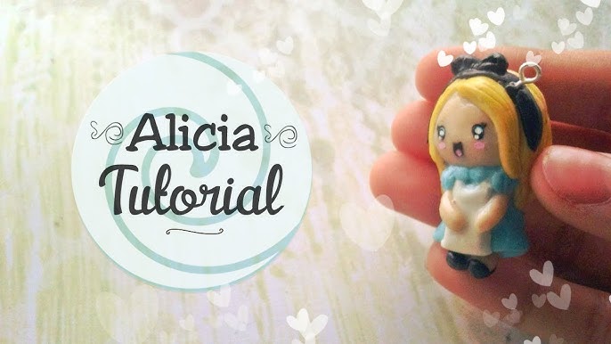 Making Alice in Wonderland out of Fondant or Clay Cake Topper