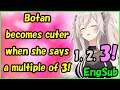 Shishiro Botan becomes cuter when she says a multiple of 3