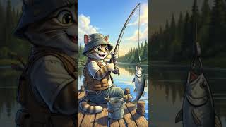 Улов дня: Кот-рыболов #shorts