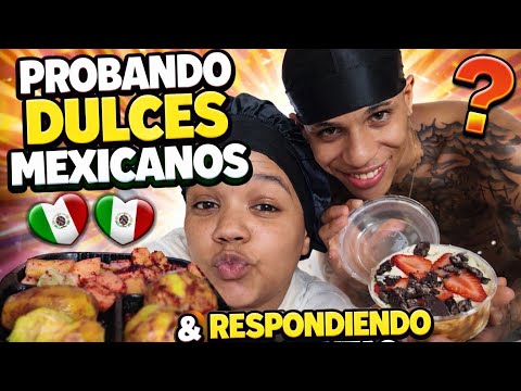 La yeyé and Dairon trying Mexican candy and answering questions 😍👀