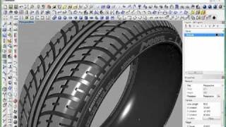 Tire Modeling in Rhinoceros 3D