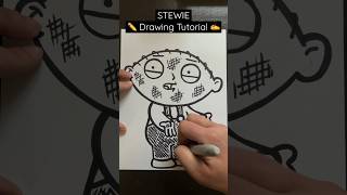 Everyone Can Draw! - STEWIE ✍️ Drawing Tutorial 😀✏️ #stewie #stewiegriffin #familyguy