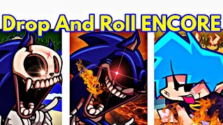 Friday Night Funkin' VS Sonic.EXE Drop And Roll / Sonic (FNF Mod/Hard/New Gameplay + Cutscene)