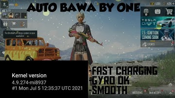 REDMI 4X mi8937 kernel PUBG MOBILE 1.5 test