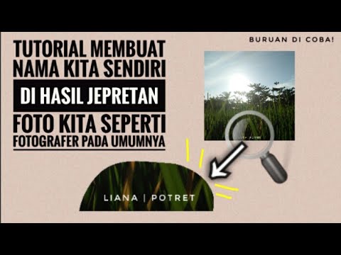 Video: Cara Menulis Nama Di Foto