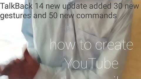 how to create YouTube thumbnail with TalkBack fully accessible for blind every users must watch
