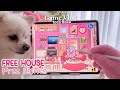 Free pink house design free items  play toca boca with my dog  toca boca free house ideas
